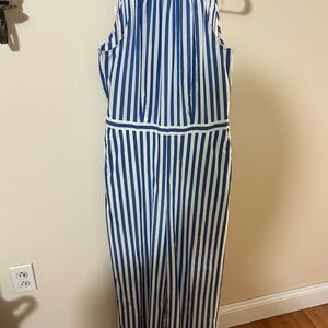 J. Crew Nautical Striped Jumpsuit